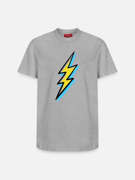 Blitz im Vorhut-Stil - Relaxed Unisex Supima Cotton T-Shirt – von SPREAD - Weiß