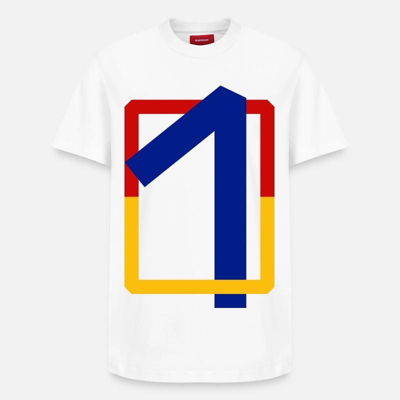 Ten angular - Relaxed Unisex Supima Cotton T-Shirt – by SPREAD - white