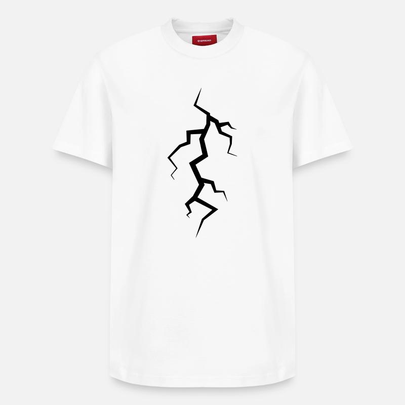 Blitz - Relaxed Unisex Supima Cotton T-Shirt – von SPREAD - Weiß