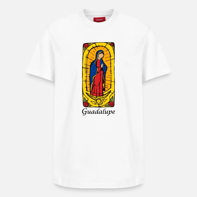 Guadeloupe - T-shirt unisexe décontracté en coton Supima – de SPREAD - blanc