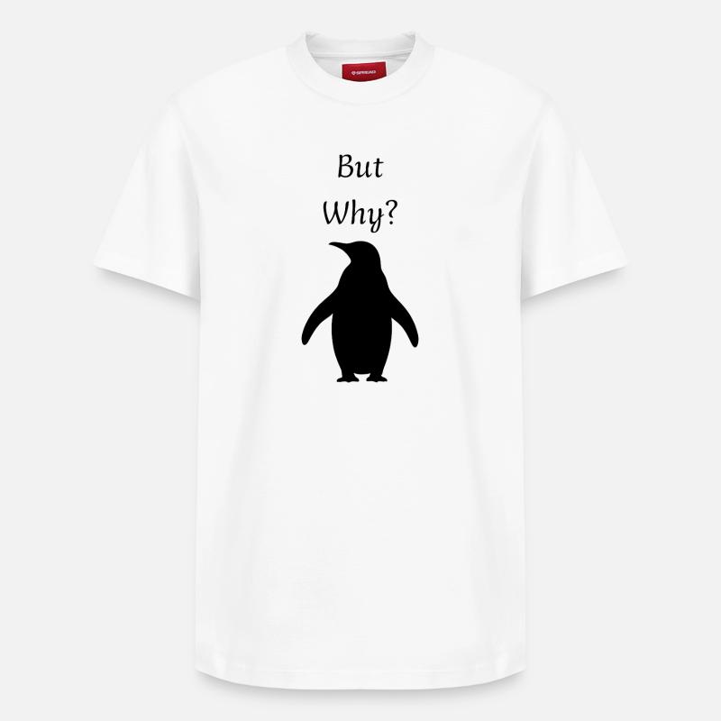 Mais pourquoi - T-shirt unisexe décontracté en coton Supima – de SPREAD - blanc