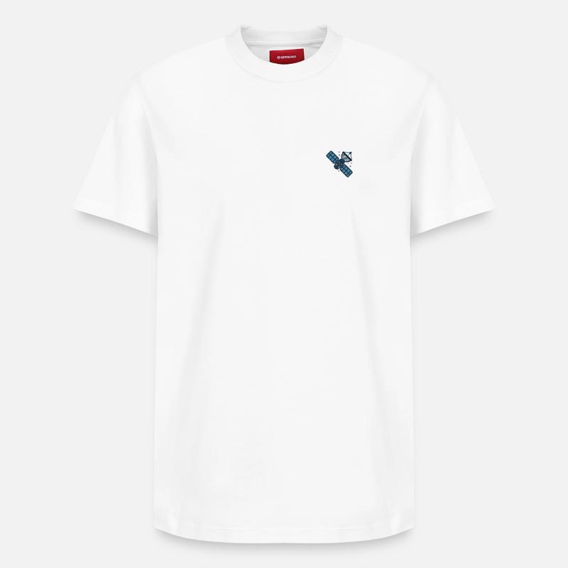 Satellite - T-shirt unisexe décontracté en coton Supima – de SPREAD - blanc