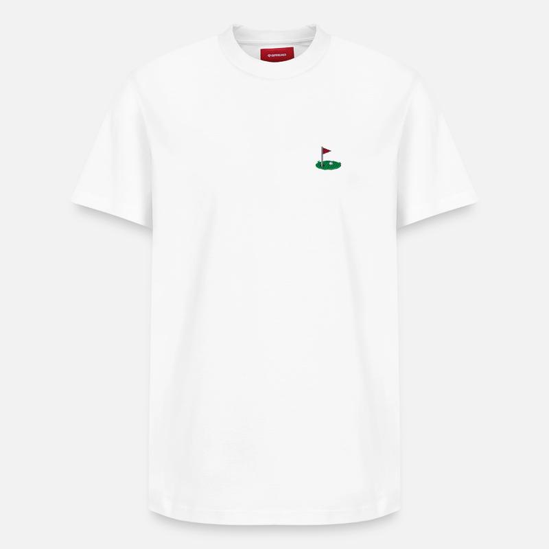 Golfe - T-shirt unisexe décontracté en coton Supima – de SPREAD - blanc