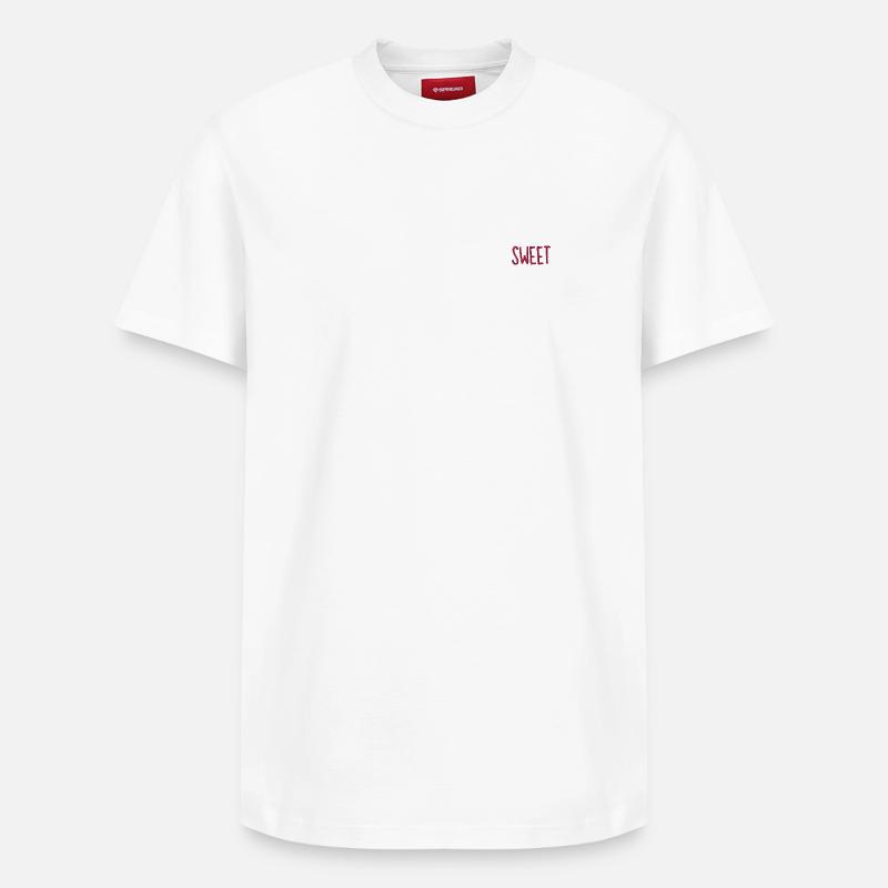 Sucré - T-shirt unisexe décontracté en coton Supima – de SPREAD - blanc