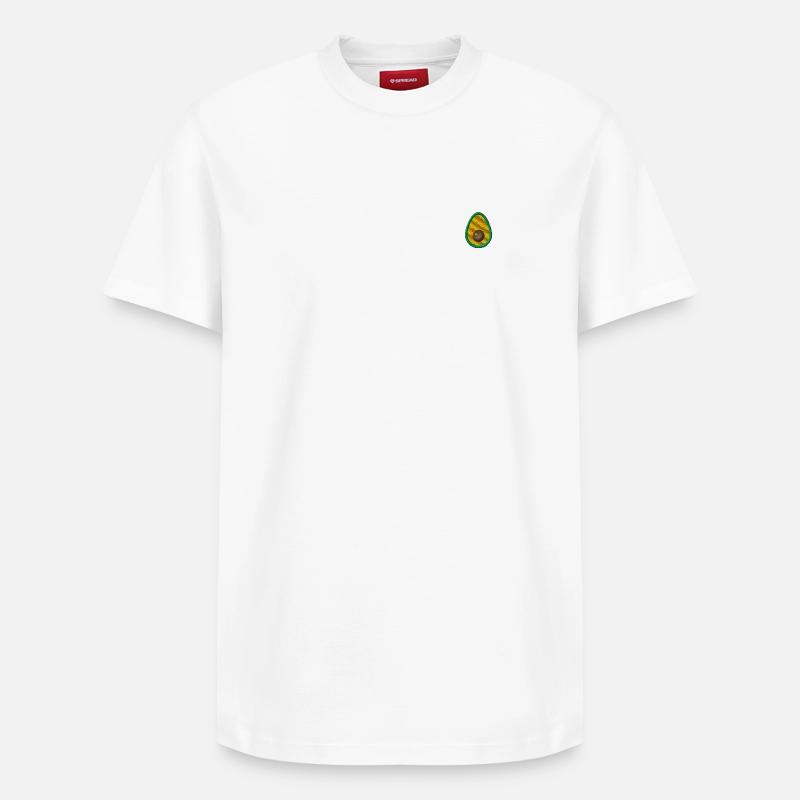 Avocat - T-shirt unisexe décontracté en coton Supima – de SPREAD - blanc