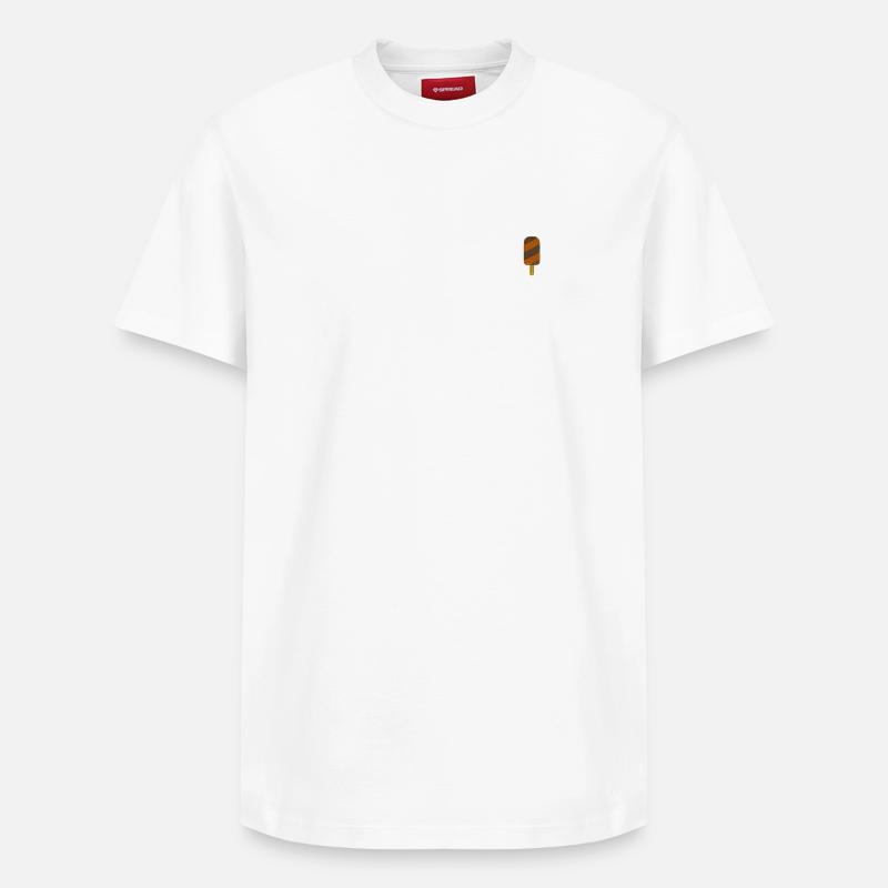 Glaces - T-shirt unisexe décontracté en coton Supima – de SPREAD - blanc