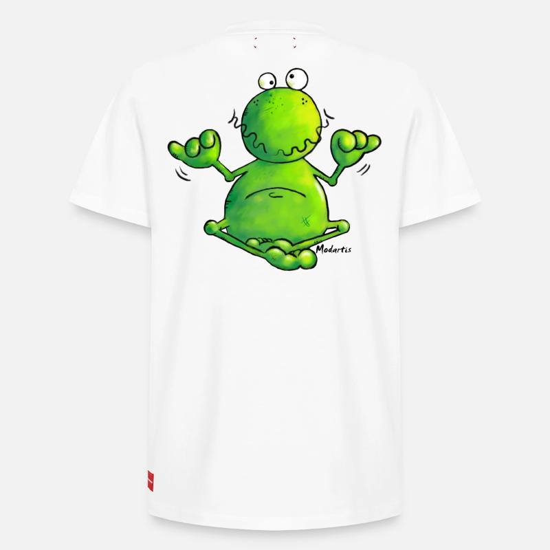 Grenouille - T-shirt unisexe décontracté en coton Supima – de SPREAD - blanc