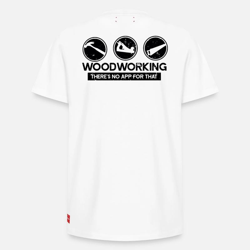Cadeau menuisier menuisier - T-shirt unisexe décontracté en coton Supima – de SPREAD - blanc