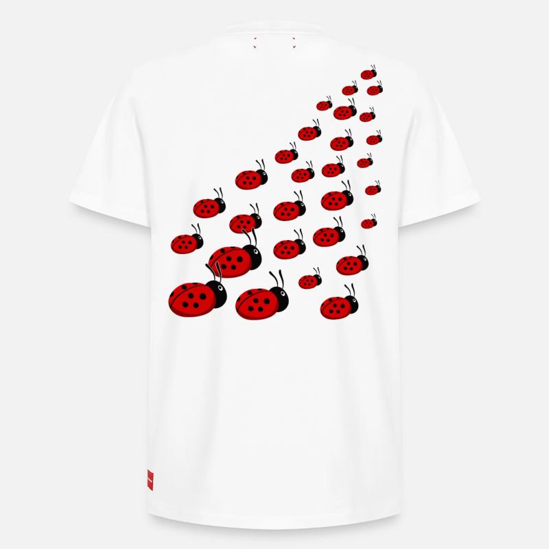 Coccinelle - T-shirt unisexe décontracté en coton Supima – de SPREAD - blanc