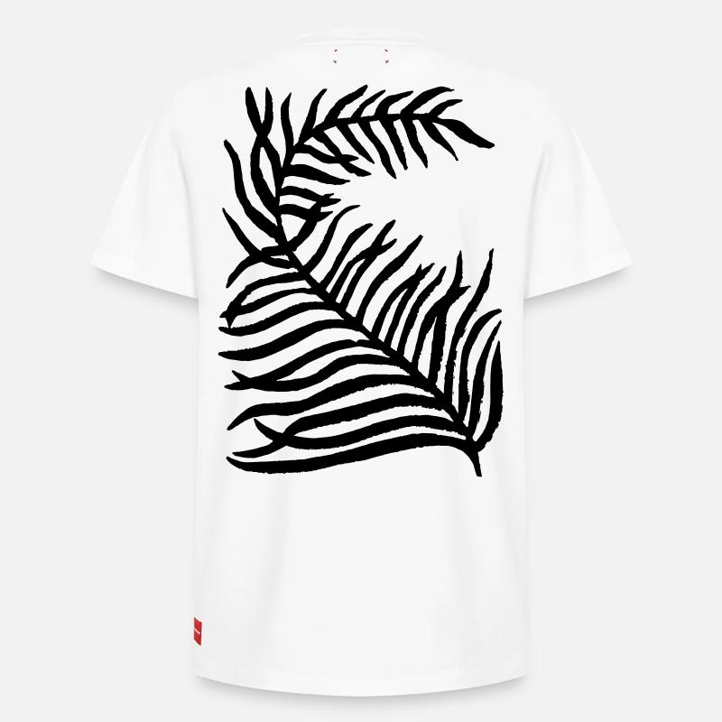 Pflanze - Relaxed Unisex Supima Cotton T-Shirt – von SPREAD - Weiß