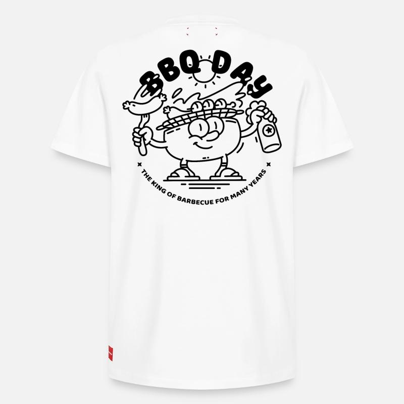 BB DAY - T-shirt unisexe décontracté en coton Supima – de SPREAD - blanc
