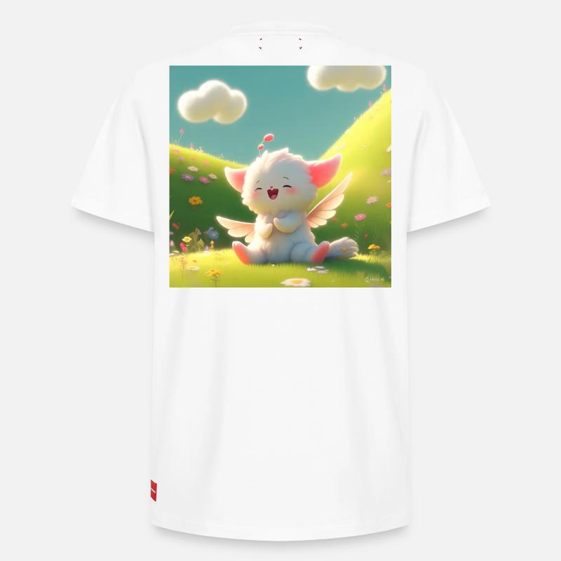 Concevoir - T-shirt unisexe décontracté en coton Supima – de SPREAD - blanc
