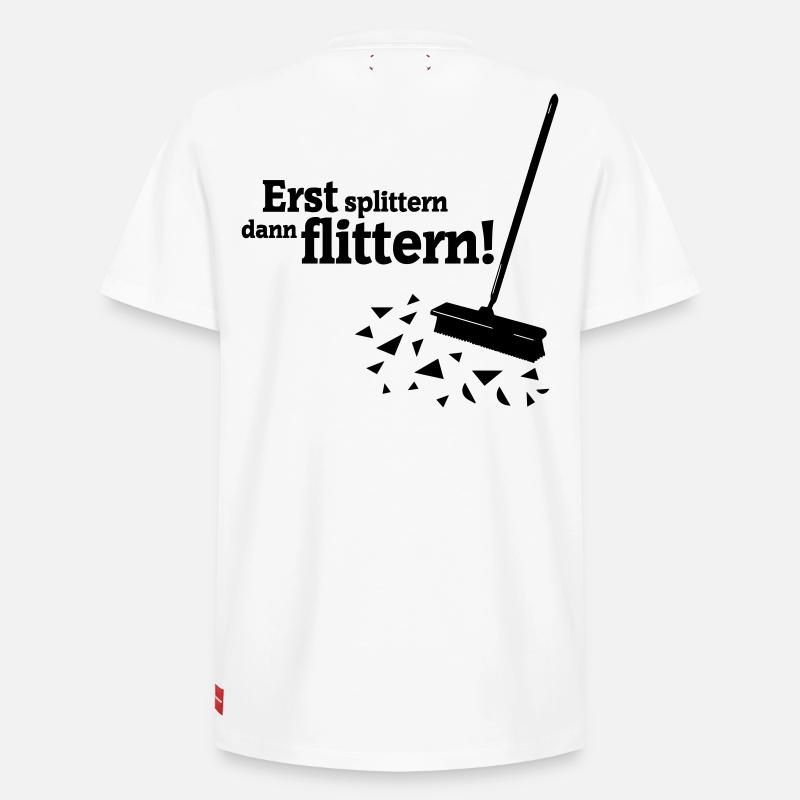 Polterabend - Relaxed Unisex Supima Cotton T-Shirt – von SPREAD - Weiß
