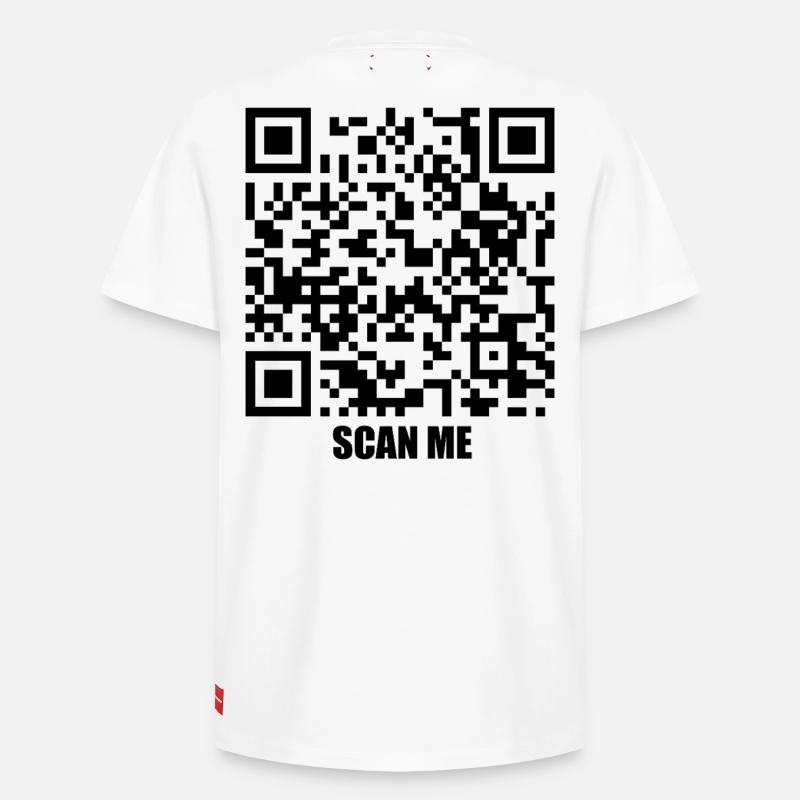 Message de citation – Embrasse-moi - T-shirt unisexe décontracté en coton Supima – de SPREAD - blanc