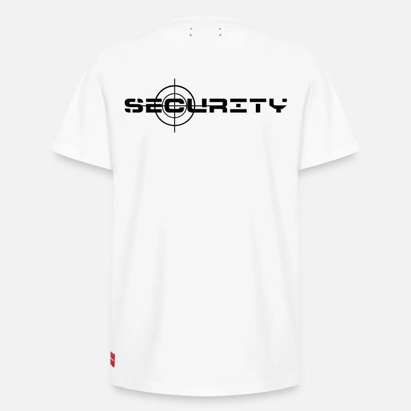 Security, Sicherheitsdienst, Objektschutz - Relaxed Unisex Supima Cotton T-Shirt – von SPREAD - Weiß