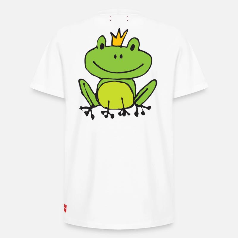 Frosch oder Prinz? - Relaxed Unisex Supima Cotton T-Shirt – von SPREAD - Weiß