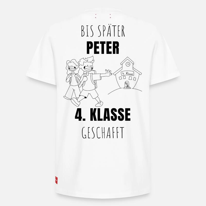 BIS SPAETER PETER - Relaxed Unisex Supima Cotton T-Shirt – von SPREAD - Weiß