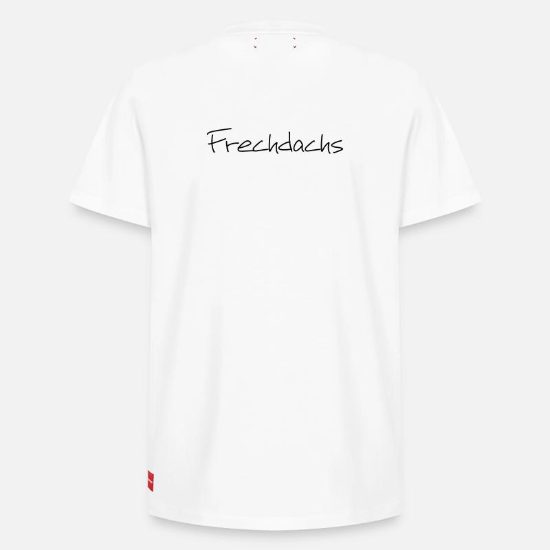 Frechdachs Kind Kleinkind frech Geschenk - Relaxed Unisex Supima Cotton T-Shirt – von SPREAD - Weiß