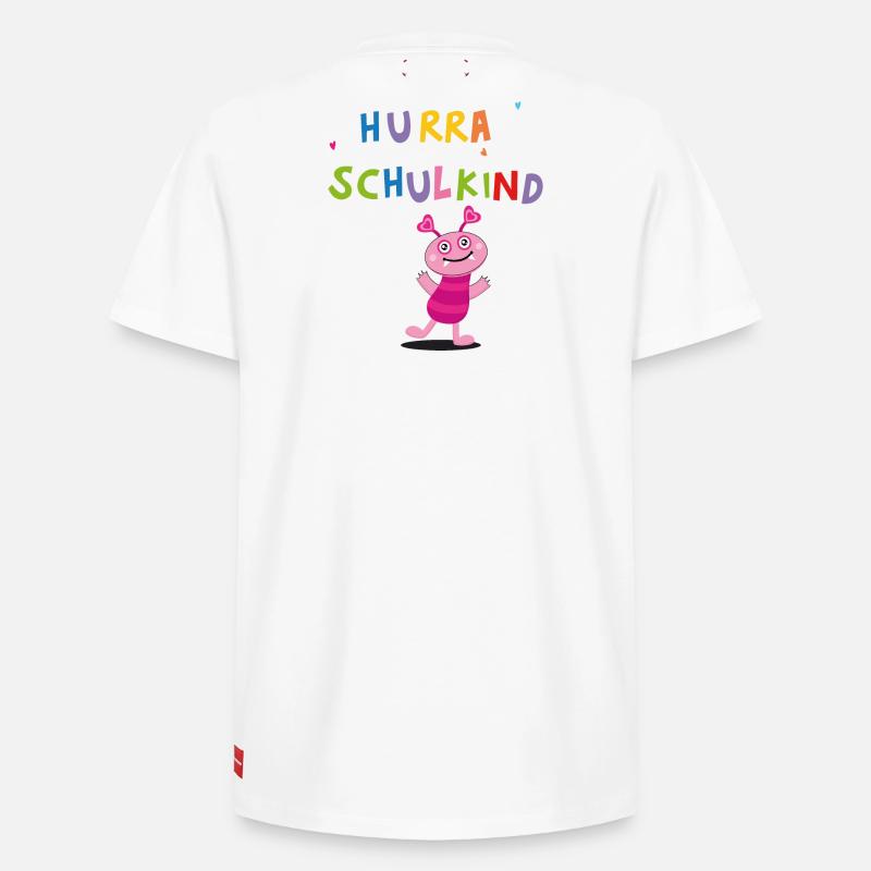 Hourra écolier - T-shirt unisexe décontracté en coton Supima – de SPREAD - blanc