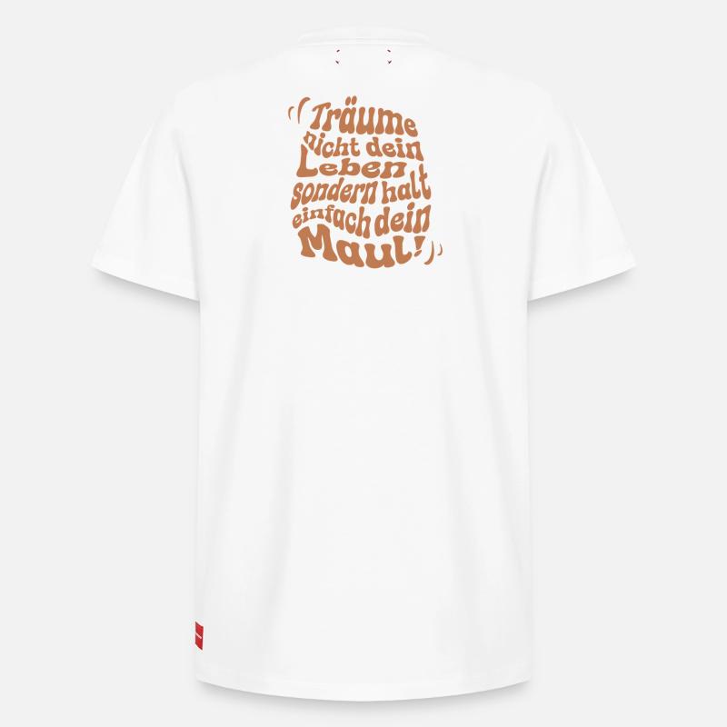 Arrête de rêver - T-shirt unisexe décontracté en coton Supima – de SPREAD - blanc