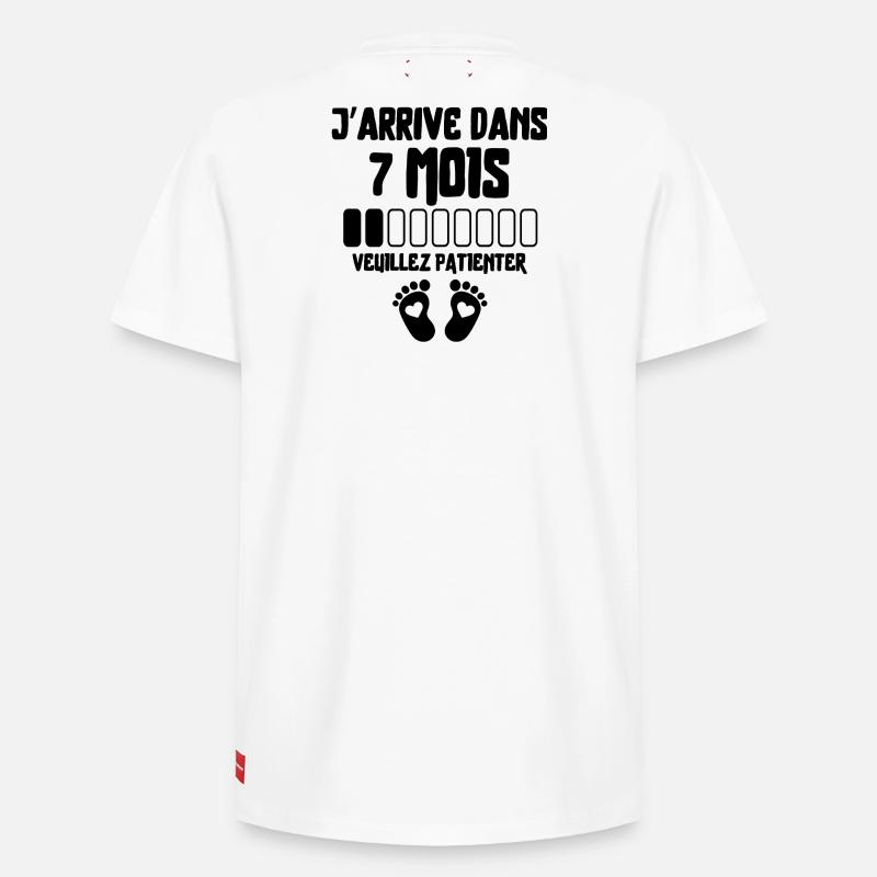 Werdender Vater, werdende Mutter, Schwangerschaft - Relaxed Unisex Supima Cotton T-Shirt – von SPREAD - Weiß