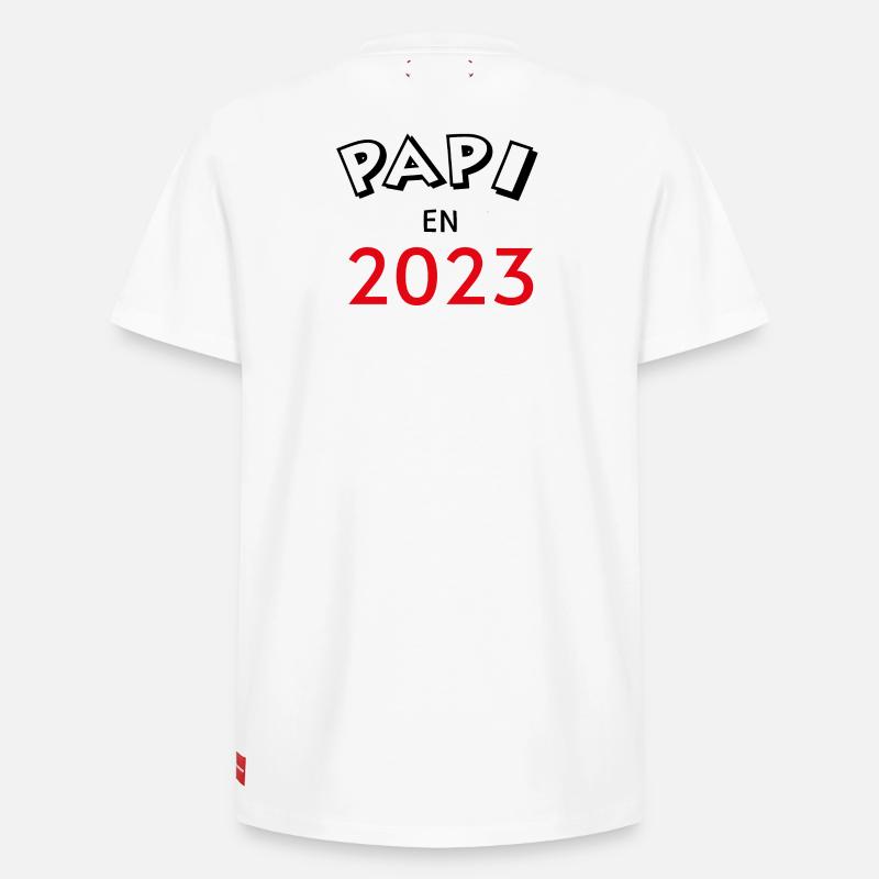 Papi en 2023 - T-shirt unisexe décontracté en coton Supima – de SPREAD - blanc