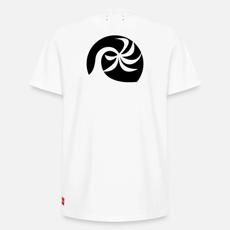 Plage de palmiers - T-shirt unisexe décontracté en coton Supima – de SPREAD - blanc
