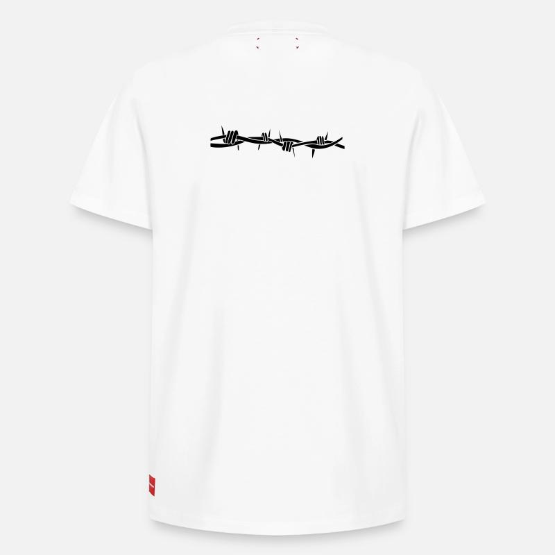 stacheldraht - Relaxed Unisex Supima Cotton T-Shirt – by SPREAD - white
