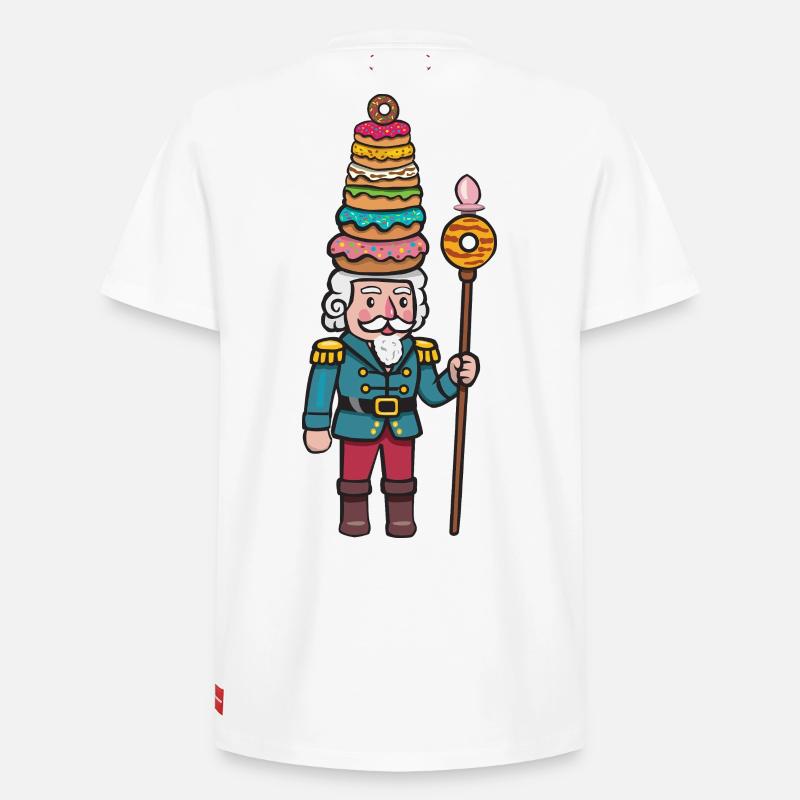 Casse-noisette Donut Cracker - T-shirt unisexe décontracté en coton Supima – de SPREAD - blanc