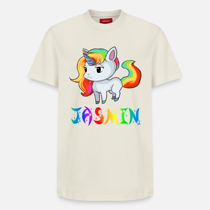 Jasmin Einhorn - Relaxed Unisex Supima Cotton T-Shirt – von SPREAD - Naturweiß