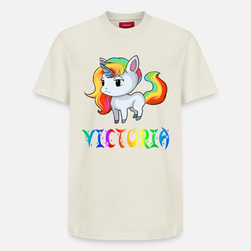 Victoria Einhorn - Relaxed Unisex Supima Cotton T-Shirt – von SPREAD - Naturweiß
