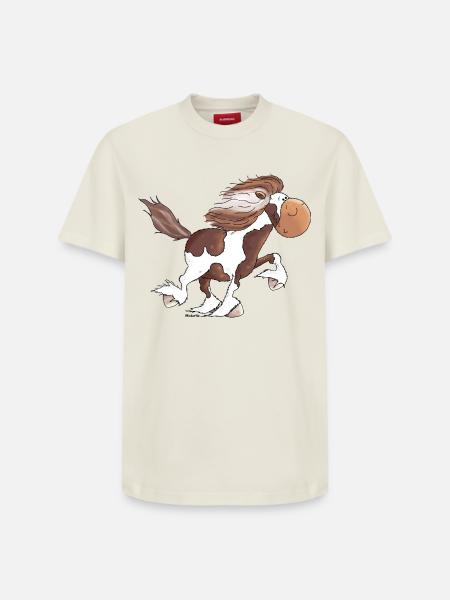 Icelandic Power - Icelandic Horse - Relaxed Unisex Supima Cotton T-Shirt – by SPREAD - off white