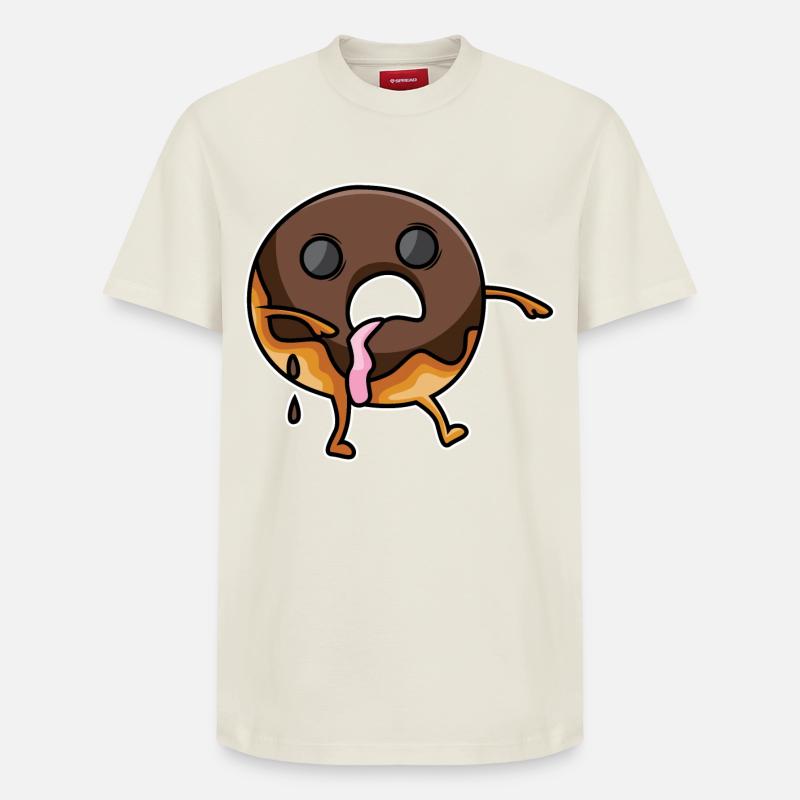 Zombie-Donut - Relaxed Unisex Supima Cotton T-Shirt – von SPREAD - Naturweiß