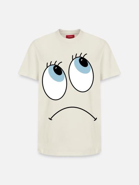 eyes - Relaxed Unisex Supima Cotton T-Shirt – by SPREAD - off white