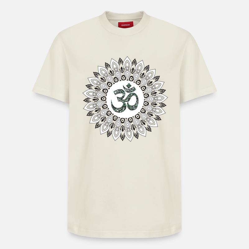 Yoga - T-shirt unisexe décontracté en coton Supima – de SPREAD - blanc cassé