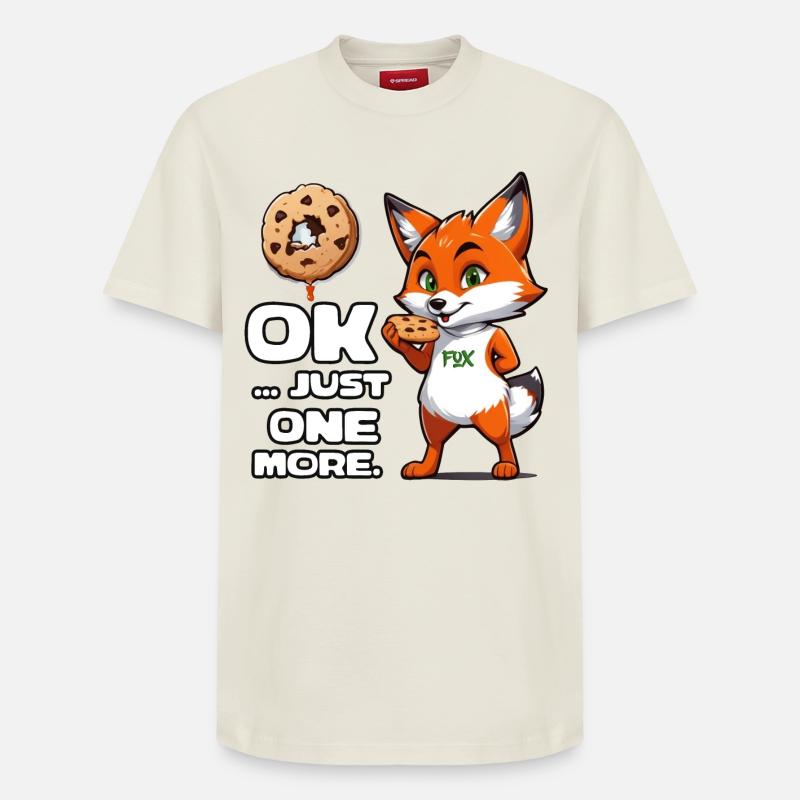 Citation de Foxy Cookie - T-shirt unisexe décontracté en coton Supima – de SPREAD - blanc cassé