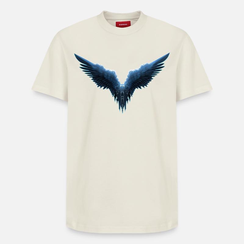 fly fly fly - Relaxed Unisex Supima Cotton T-Shirt – von SPREAD - Naturweiß