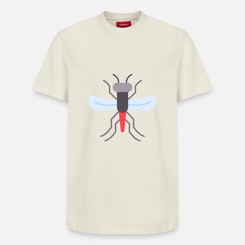 Moustiques intrigants - T-shirt unisexe décontracté en coton Supima – de SPREAD - blanc cassé