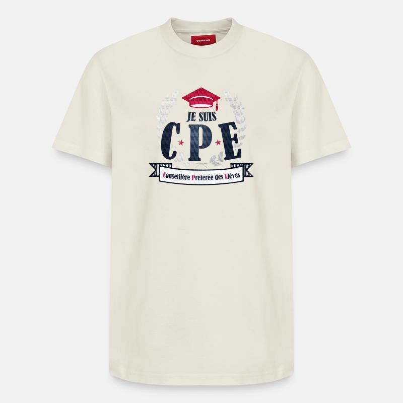 CPE - T-shirt unisexe décontracté en coton Supima – de SPREAD - blanc cassé