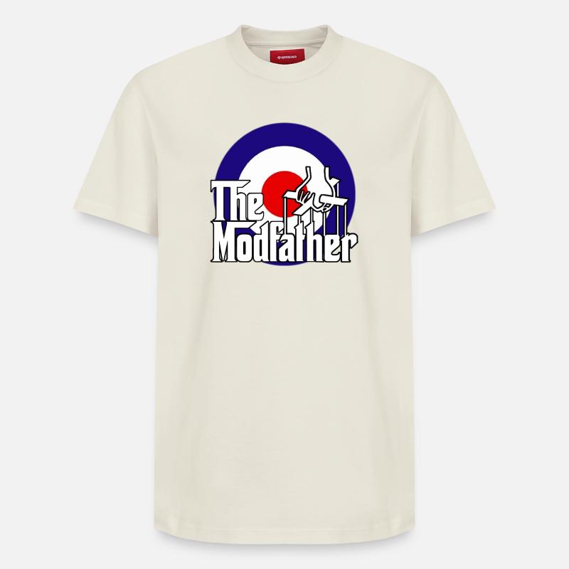le modfather - T-shirt unisexe décontracté en coton Supima – de SPREAD - blanc cassé