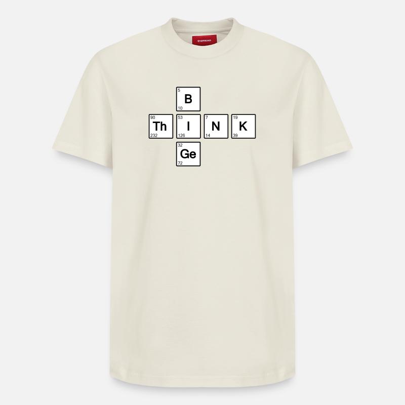 Think Big (White) - Relaxed Unisex Supima Cotton T-Shirt – by SPREAD - off white