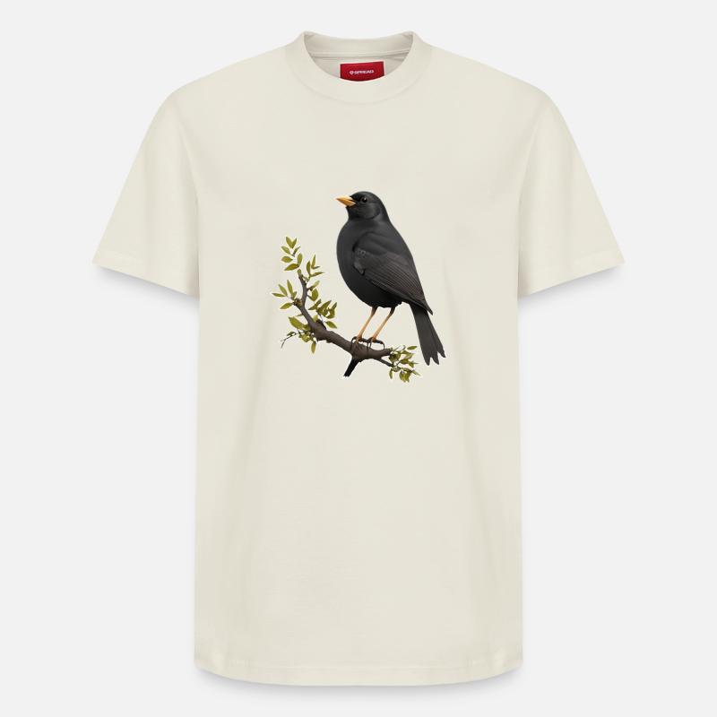 Merle - T-shirt unisexe décontracté en coton Supima – de SPREAD - blanc cassé