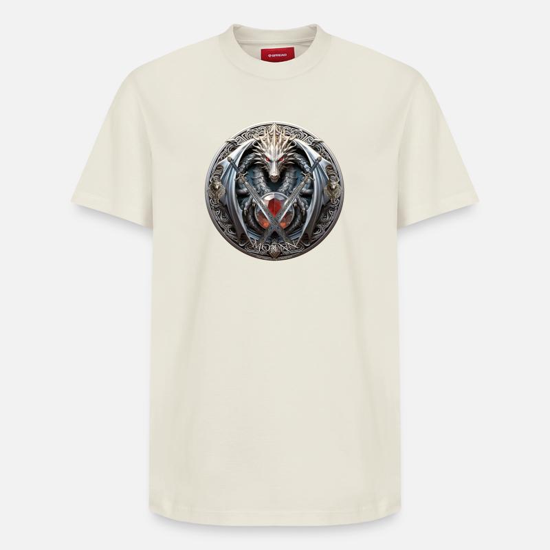 Logo Celtic Mojenn - T-shirt unisexe décontracté en coton Supima – de SPREAD - blanc cassé