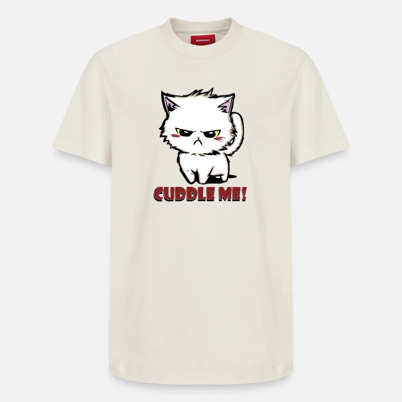 cuddle me2 - Relaxed Unisex Supima Cotton T-Shirt – von SPREAD - Naturweiß