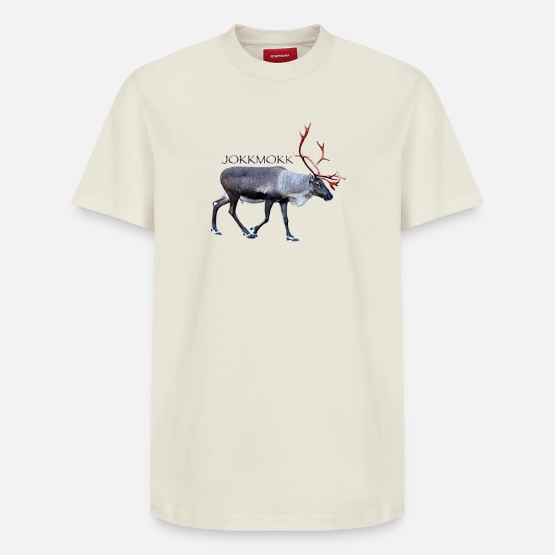 Jokkmokk - T-shirt unisexe décontracté en coton Supima – de SPREAD - blanc cassé