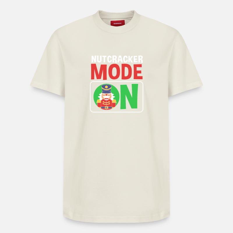 Noël Casse-Noisette - T-shirt unisexe décontracté en coton Supima – de SPREAD - blanc cassé