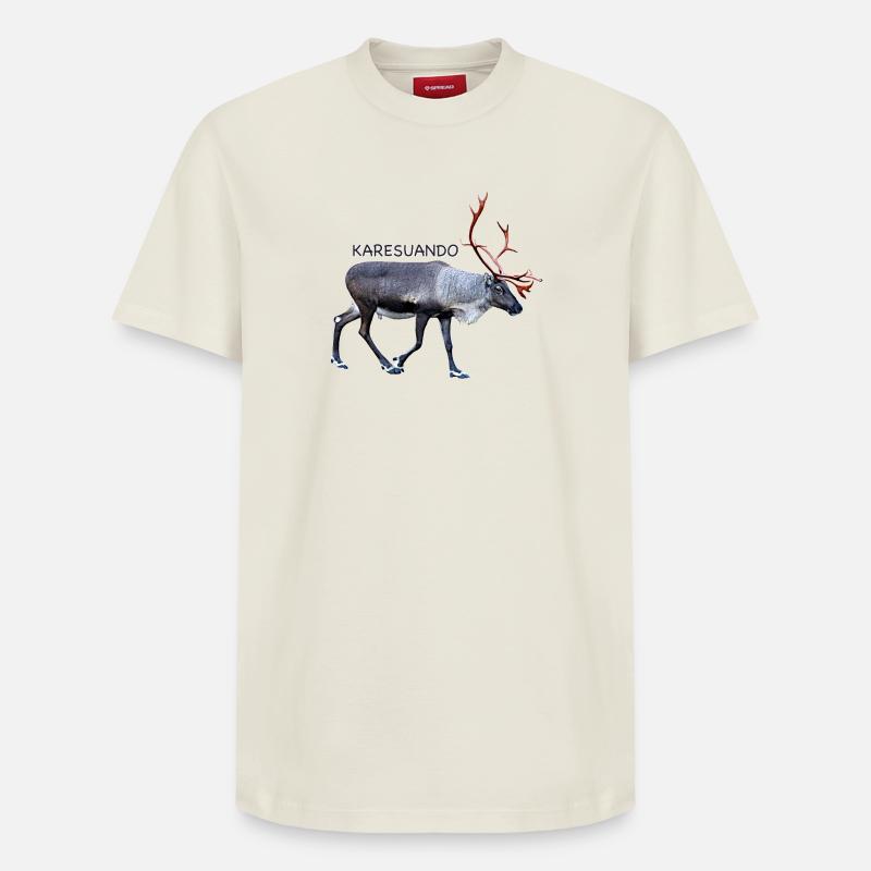 Karesuando - T-shirt unisexe décontracté en coton Supima – de SPREAD - blanc cassé