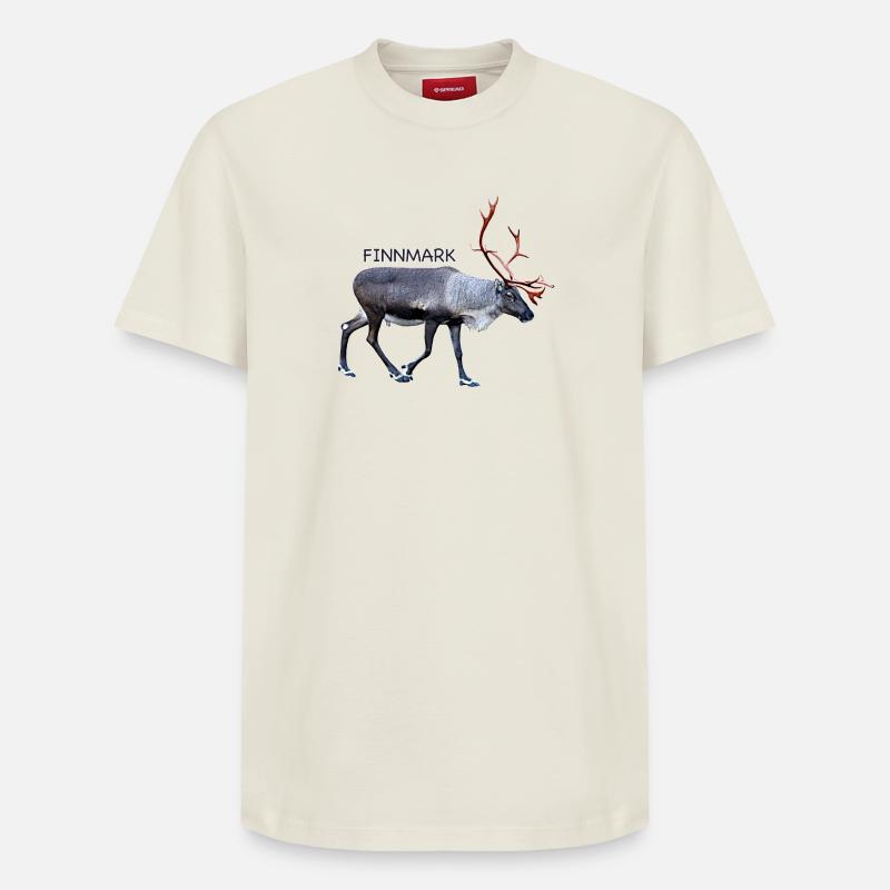 FINNMARK - T-shirt unisexe décontracté en coton Supima – de SPREAD - blanc cassé