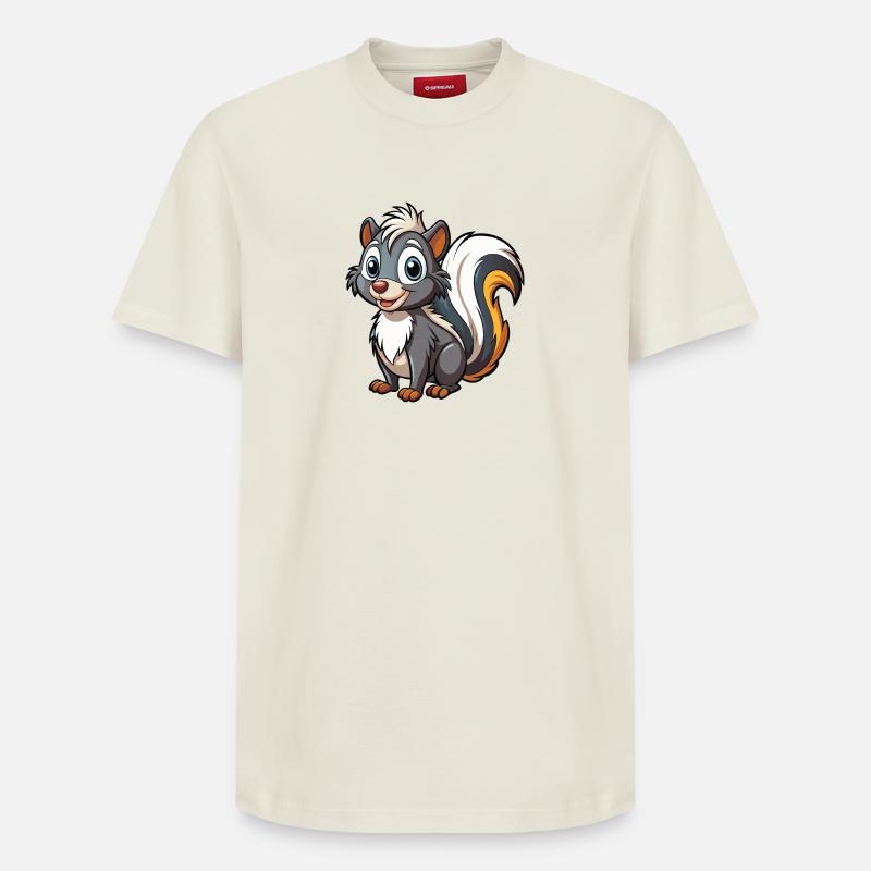 Shunk - T-shirt unisexe décontracté en coton Supima – de SPREAD - blanc cassé