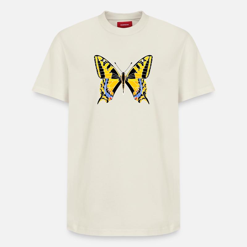 machaon - T-shirt unisexe décontracté en coton Supima – de SPREAD - blanc cassé